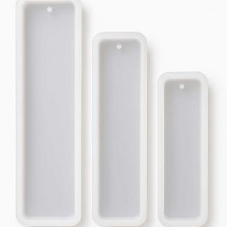 set of 3 bookmarks for resin art