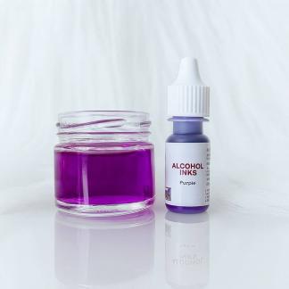 Purple Alcohol ink