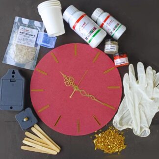 Clock Making Beginner resin Art kit 11.5 inches