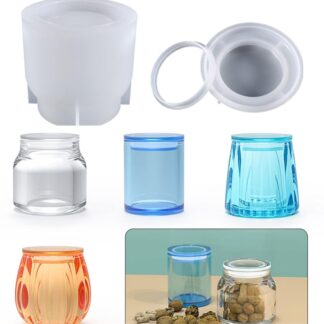 Big JAR top quality resin art Silicone Moulds