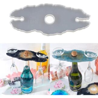 Wine Glass Holder Silicone Mold for Resin Art