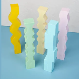 Wavy Strip Candle Mold 02 Design For Candle Art