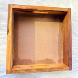 Wooden Tray (10 x 10 inches) Teakwood