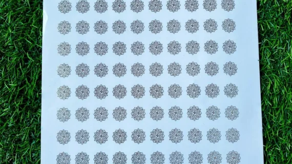 Small size Om sticker Sheet for resin art