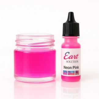 neon pink alcohol ink