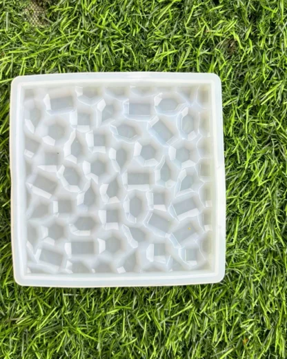 Square Mosaic Texture Coaster