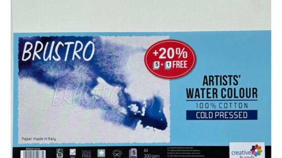 BRUSTRO Artist Water Colour Cold Pressed A4 300GSM