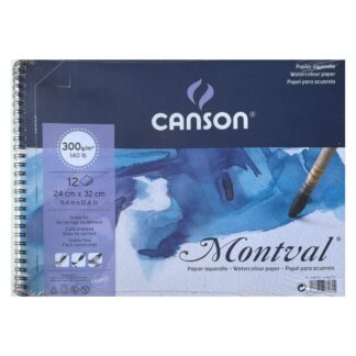 CANSON Montval Spiral Cold Pressed Water Colour Book A4 300 G/M2