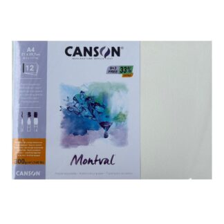 CANSON Montval Paper Sheets A4 300g/m2 (140ib)