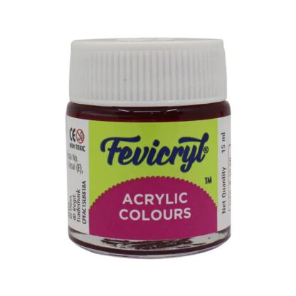 Fevicryl Acrylic Colour - 15ml (Maroon Color)