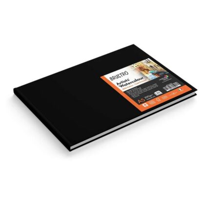 BRUSTRO Watercolour Wiro Journal Cold Pressed 200 GSM A4-25 Sheets