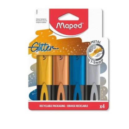 Maped Glitter Highlighter Set of 4