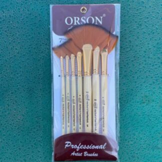 Orson Artist Fan Brush Set of 7