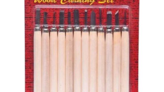 Wood Carving Art Combination Chisel Paring Set of 12