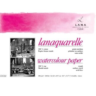 lanaquarelle watercolour paper 300gsm 140Ibs A4Size
