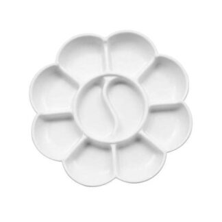 Khyati Colour Mixing Plate Flower Small #A033