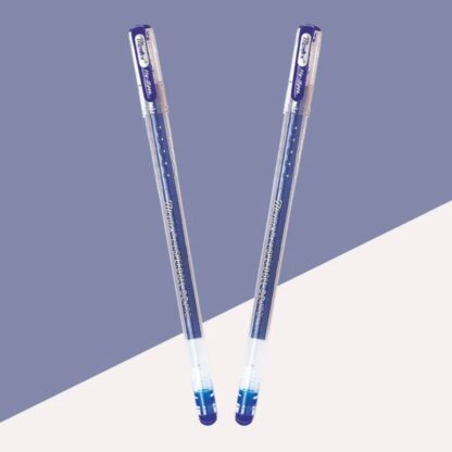 Montex HySpeed-Grip Gel Pen - Pack of 2 (Dark Blue)
