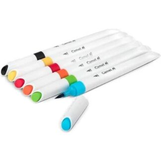 Camel Brush Pens Assorted Pack of 6 Shades