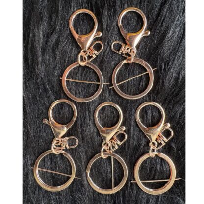 Golden Lobster Keychain Set of 5