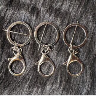 Grey Lobster Keychain Set of 5