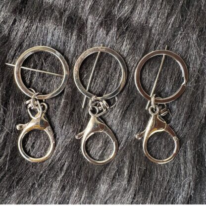 Grey Lobster Keychain Set of 5