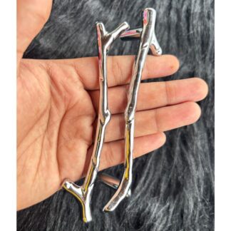 Silver Branch Tray Handle