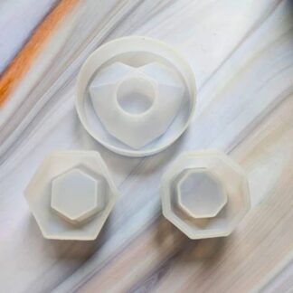 Planter / Candle / T light Holder Mold - Set of 3