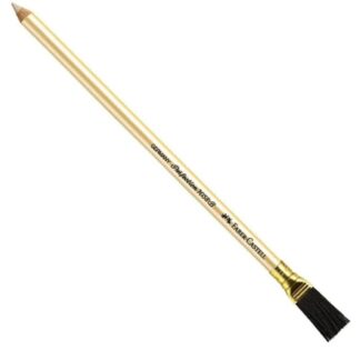 Faber Castell Perfection Eraser Pencil with White Eraser and Brush