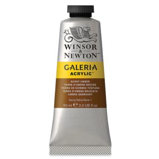 WINSOR & NEWTON GALERIA ACRYLIC COLOUR BURNT UMBER 60 ML (2120076)