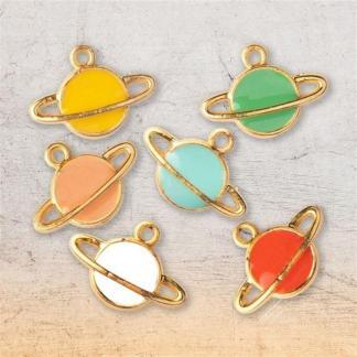 Planet Gold Jewellery Charms Set of 5