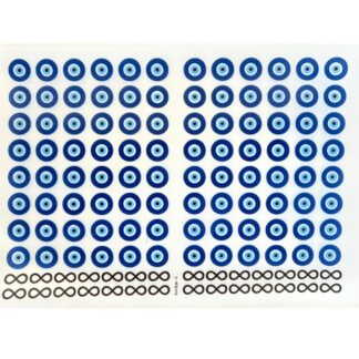 insert sheet for resin art (IS030) Evil Eye Sheet