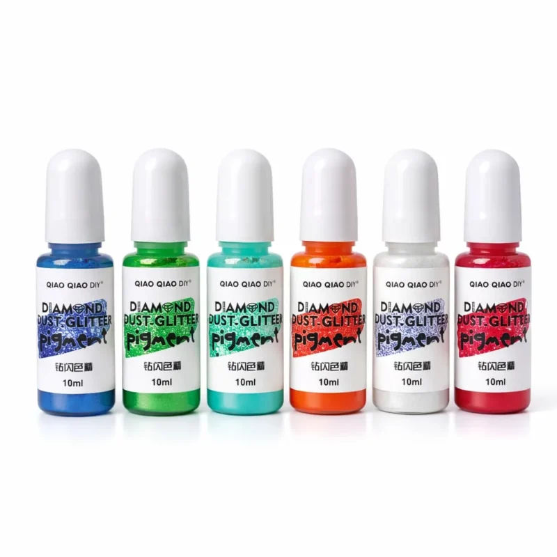 Diamond Dust Glitter Pigment Set for Resin Art – Ultra Fine Sparkle Powder for Epoxy