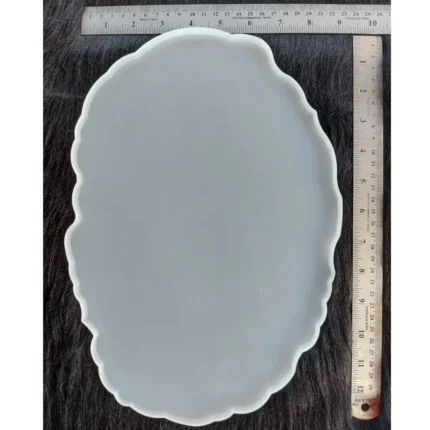 13 × 9 Inch Silicone Oval Agate Mold for Resin Art
