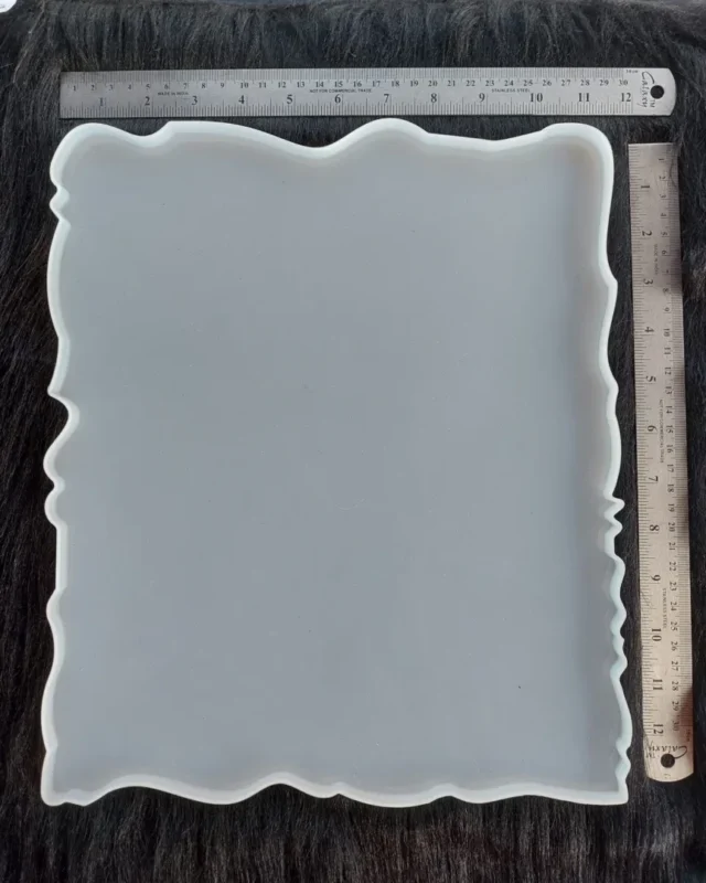 11×13 Inch Rectangle Tray Silicone Mold for Resin Art