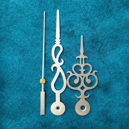 Designer Clock Hands Silver – Design 2 for Resin Art & Wall Clocks
