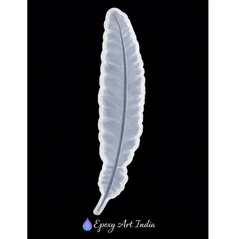 Assorted Silicone Feather Bookmark Mold for Resin Art