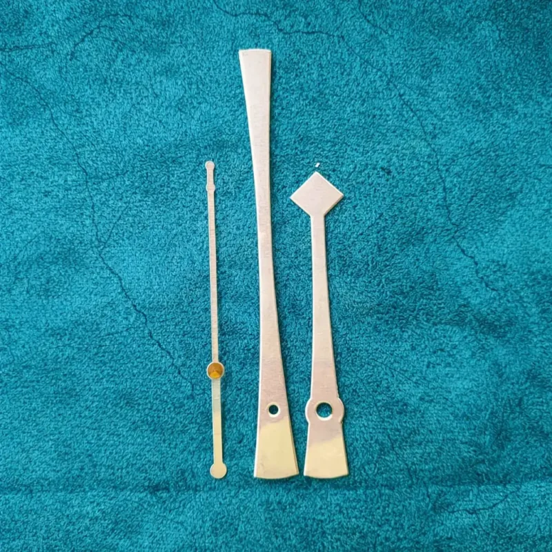 Designer Clock Hands Silver – Design 8 for Resin Art & Wall Clocks