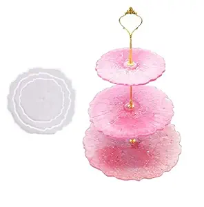 Cake Stand Shape Silicone Resin Mold for Resin Art