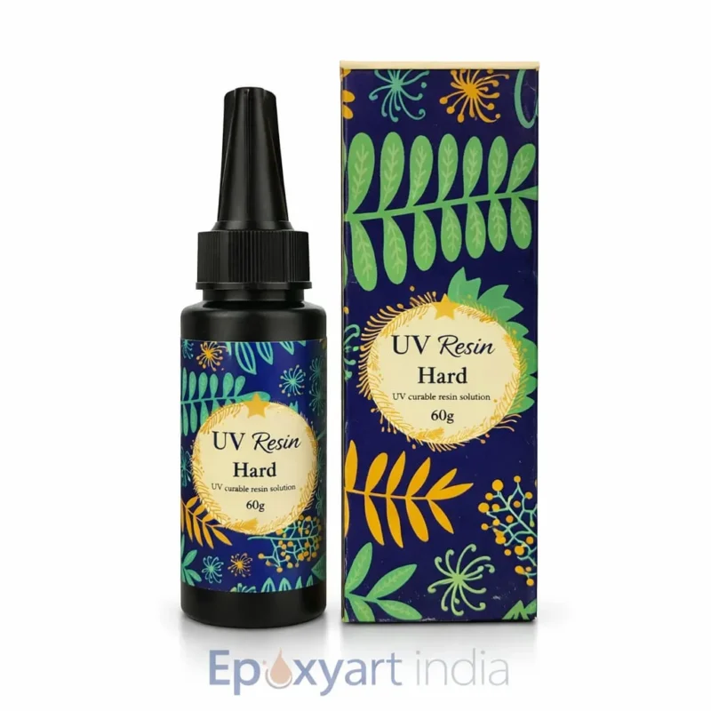 60gm UV Resin Hard Glue for Resin Art, Crystal Clear UV Curing Resin