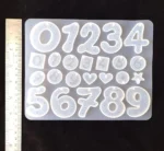 Doodle Pop Number Mould For Resin Art