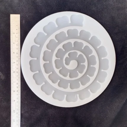 3D Round Flower Mold for Resin Art – Silicone Floral Mold for DIY Crafts