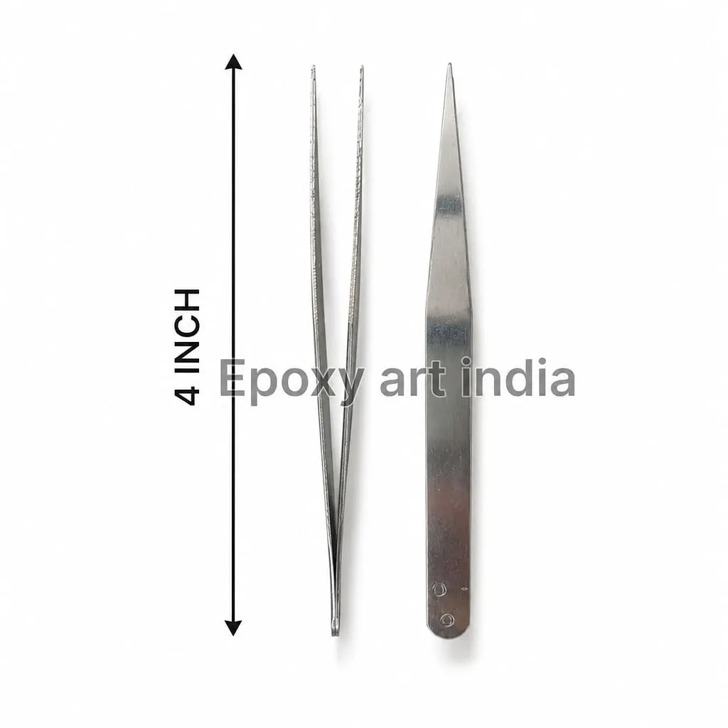 Steel Tweezer for Resin Art – Precision Craft Tweezer Steel Tweezer for Resin Art – Precision Craft Tweezer