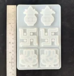 Swastik Kalash Ganesh Mold For Resin Art