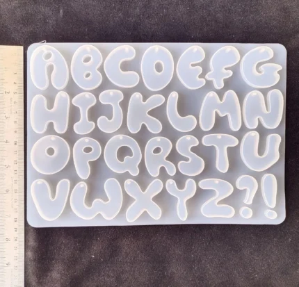 Big Bubble Shape Letter Mold For Resin Art