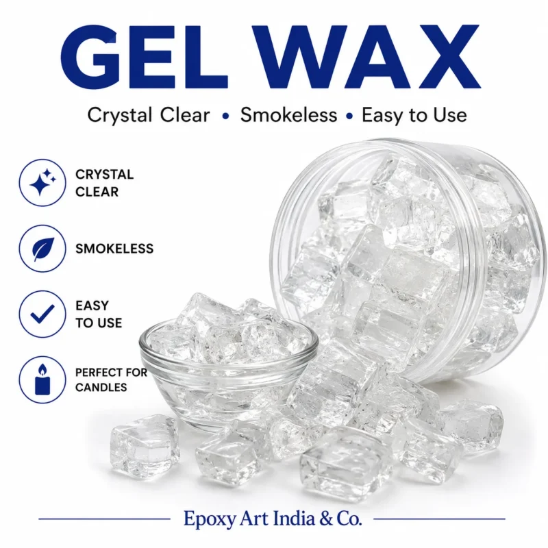 Transparent Gel Wax for Candle Making