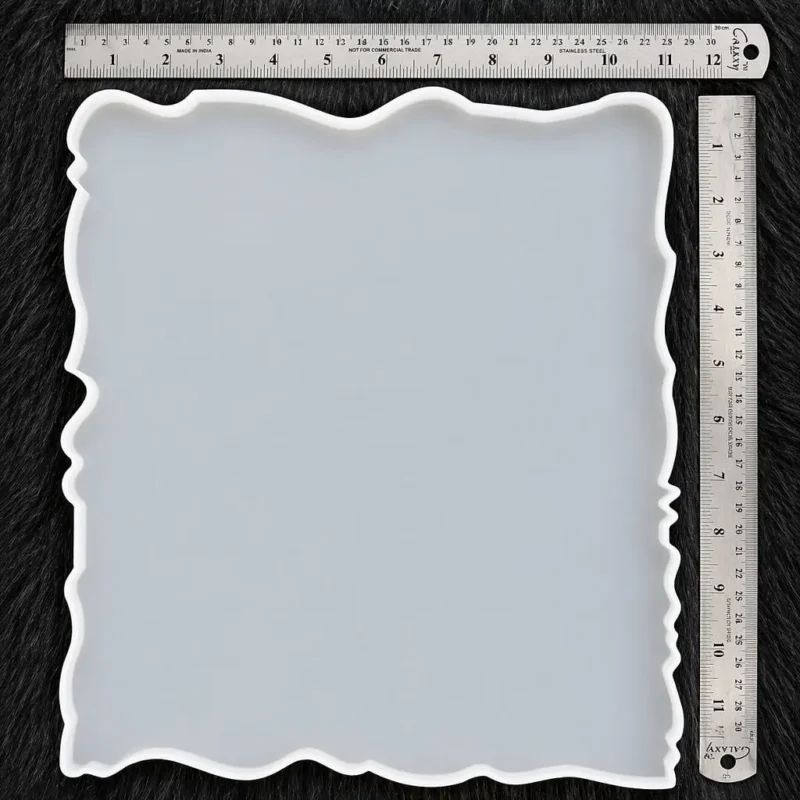 11×13 Inch Rectangle Tray Silicone Mold for Resin Art