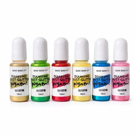 Diamond Dust Glitter Pigment Set for Resin Art – Ultra Fine Sparkle Powder for Epoxy