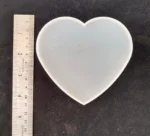 4" x 5mm Heart Shape Coaster Mold – Silicone Mold for Resin Art & DIY Crafts