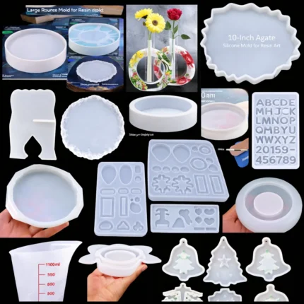 Silicon molds for resin art