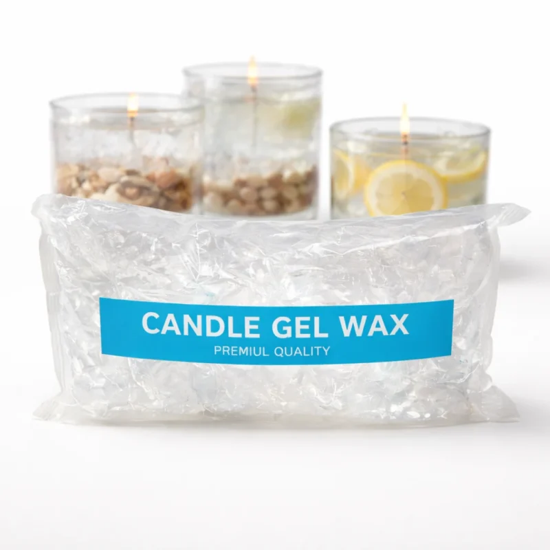 Transparent Gel Wax for Candle Making | Clear Gel Candle Wax for DIY Decorative Candles | Candle Making Supplies India